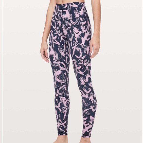 Lululemon Wunder Under Graffiti Pop Leggings - Picture 2 of 3